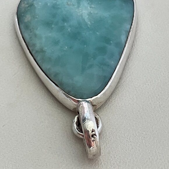 Larimar, 925 Sterling Silver pendant - Picture 8 of 10